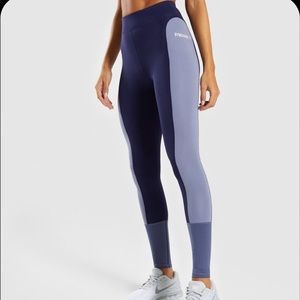 Gymshark Illusion Leggings Navy Blue Shadow XS